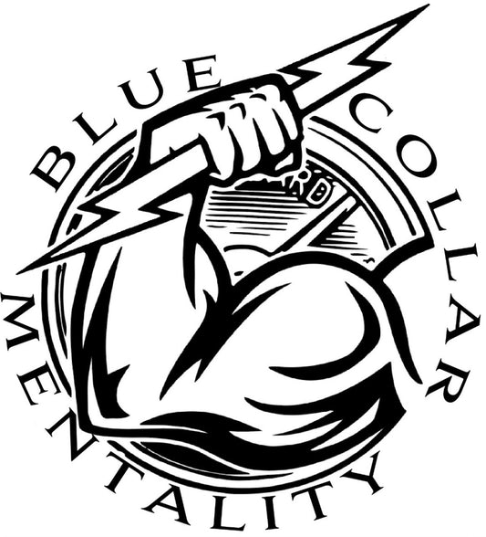 Blue Collar Mentality Sticker